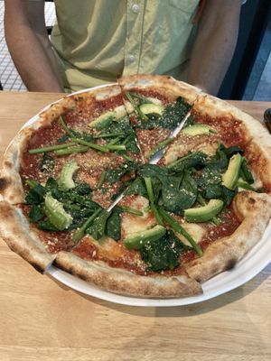 Vegan pizza at Real Food 真食 - South Beach in Central Singapore
