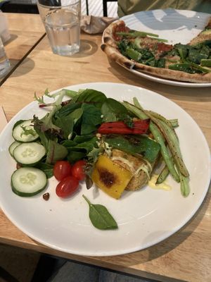 Chickpea and Sweet potato Cake at Real Food 真食 - South Beach in Central Singapore
