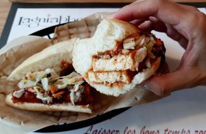 Vegan BBQ Po Boy at Lagniappe in Seongnam