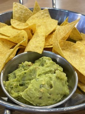 Appetizer: Guacamole & chips  at Lagniappe in Seongnam