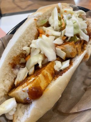 Vegan BBQ Po’Boy  at Lagniappe in Seongnam