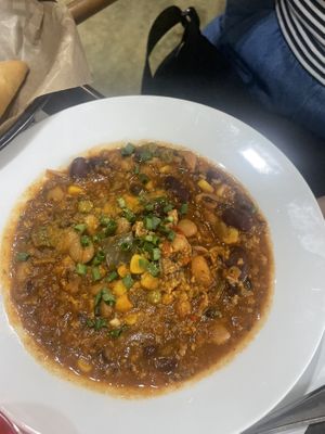 Vegan Chili Corn Soja  at Lagniappe in Seongnam
