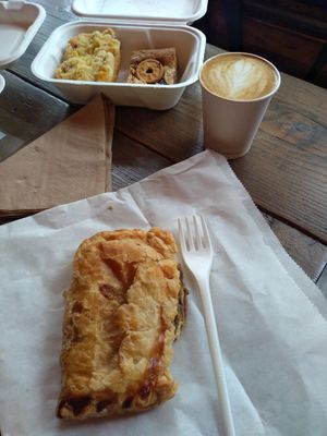 Pasty & cakes at Tofurei in Norwich