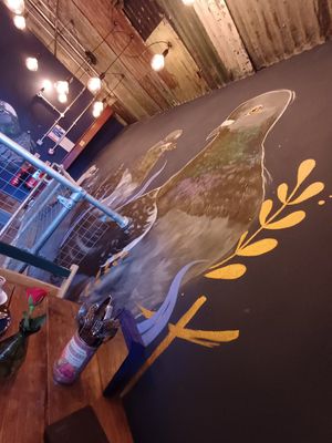 Love the artwork here at Tofurei in Norwich