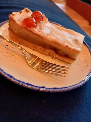 Bakewell tiffin - amazing! at Tofurei in Norwich