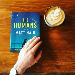 Soy latte at Esquina in Montreal