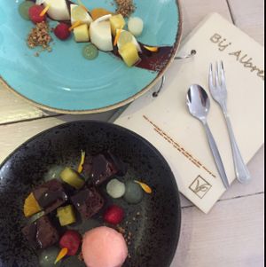 dessert at Bij Albrecht in Eindhoven