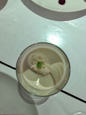 4th course - homemade baileys at Bij Albrecht in Eindhoven