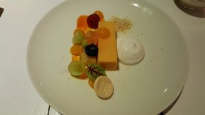 A dish at the restaurant at Bij Albrecht in Eindhoven