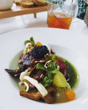 Main course at Bij Albrecht in Eindhoven