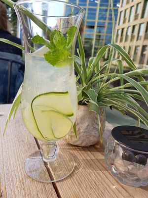 Mint-cucumber lemonade at Bij Albrecht in Eindhoven