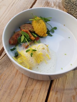 "Schrimps" mushrooms at Bij Albrecht in Eindhoven