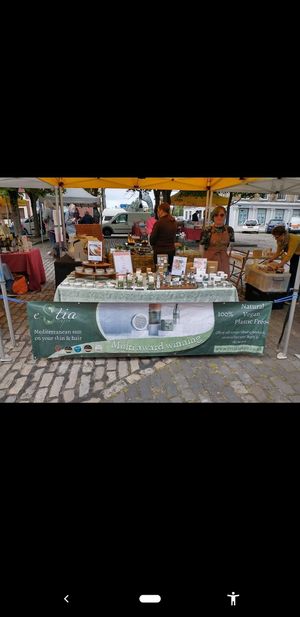 Soaps at The Vegan Quarter at Leith Market in Edinburgh
