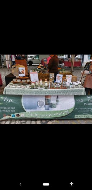 Soaps at The Vegan Quarter at Leith Market in Edinburgh