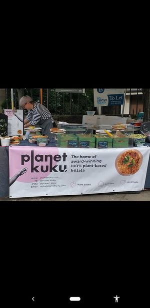 Planet kuku at The Vegan Quarter at Leith Market in Edinburgh