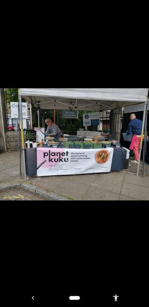 Planet kuku at The Vegan Quarter at Leith Market in Edinburgh