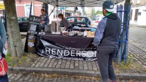 Vegan at The Vegan Quarter at Leith Market in Edinburgh