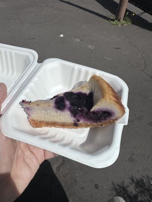 Blueberry cheesecake   at Missy's Vegan Cupcakes in Edinburgh