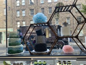 Prop custom cakes   at Missy's Vegan Cupcakes in Edinburgh