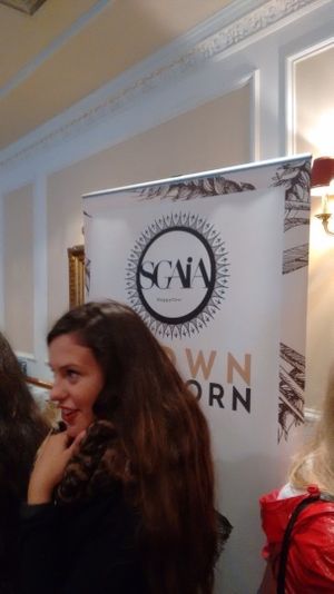 At vegfest Edinburgh at Sgaia's Vegan Mheat in Paisley