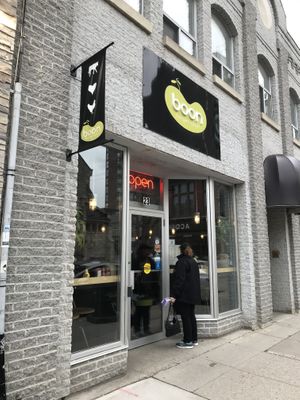 Storefront at Boon Burger Cafe in Guelph