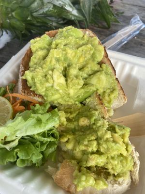 Toast at Eduardo's Beach Shack in Palm Beach