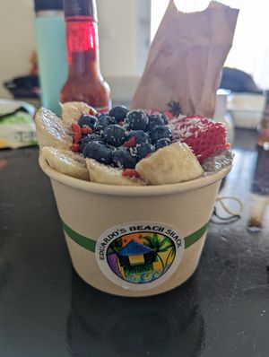 Pipeline bowl at Eduardo's Beach Shack in Palm Beach