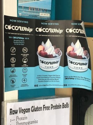 Coco-whip  at Eduardo's Beach Shack in Palm Beach