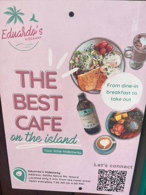 Aruba is Vegan Friendly  at Eduardo's Beach Shack in Palm Beach