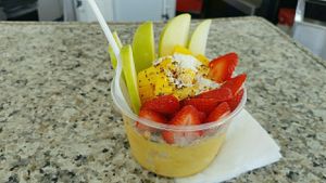 Mango Tumeric Bowl  at Eduardo's Beach Shack in Palm Beach