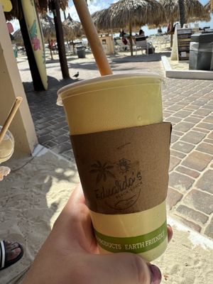 Flu Buster juice   at Eduardo's Beach Shack in Palm Beach