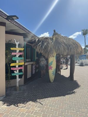 Outsidee  at Eduardo's Beach Shack in Palm Beach