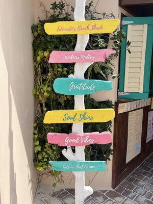 Eduardo’s Beach Shack decor  at Eduardo's Beach Shack in Palm Beach