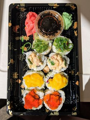 Vegan Sushi at Eduardo's Beach Shack in Palm Beach