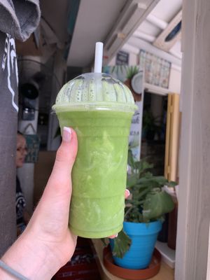 island power juice at Eduardo's Beach Shack in Palm Beach