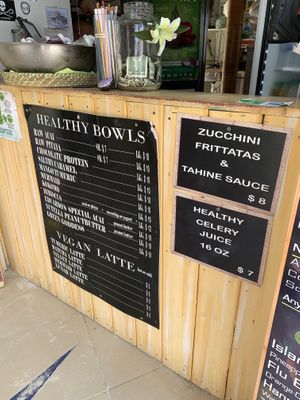 Menu at Eduardo's Beach Shack in Palm Beach