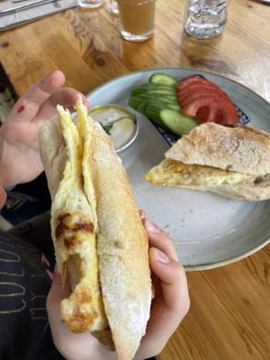   at Cafe Derechia in Kfar Tavor