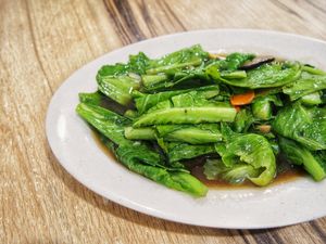 Stir-fried Baby Kailan at SHU Vegetarian 蔬方斋 - Jln Kayu in Northeast Singapore