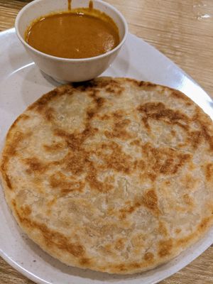 Roti Prata - flaky, crispy, delicious at SHU Vegetarian 蔬方斋 - Jln Kayu in Northeast Singapore