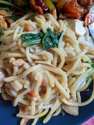 Hokkien Mee without egg at SHU Vegetarian 蔬方斋 - Jln Kayu in Northeast Singapore