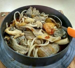 braised noodle at Green Lane Vegetarian Food in North Singapore