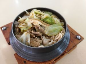 Braised noodle at Green Lane Vegetarian Food in North Singapore