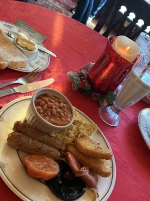 Vegan breakfast at The Westminster Tea Rooms  in Southport