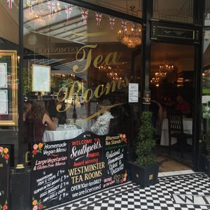 outside  at The Westminster Tea Rooms  in Southport