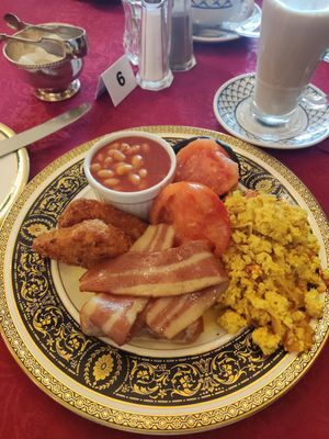 Vegan breakfast at The Westminster Tea Rooms  in Southport