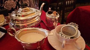 Lapsang souchong tea at The Westminster Tea Rooms  in Southport