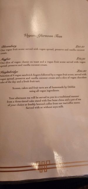  at The Westminster Tea Rooms  in Southport