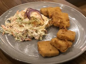 Vegchicken & coleslaw  at Kis Padlizsan in Debrecen