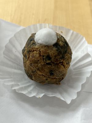 Blueberry Donut Hole (GF)  at Meraki Juice Kitchen  in West Palm Beach