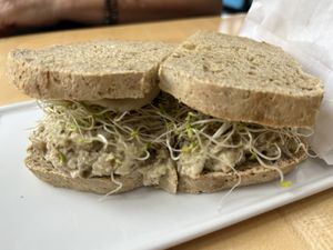 “Tuna” Sandwich  at Meraki Juice Kitchen  in West Palm Beach